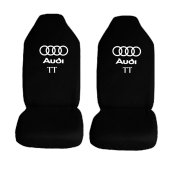 Audi TT Özel Araba Oto Koltuk Kılıfı Ön Koltuklar Siyah Penye Araca Özel Baskılı - 1