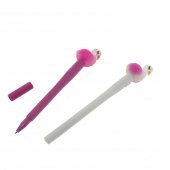 2 Adet Led Işıklı Flamingo Tükenmez Kalem - 3