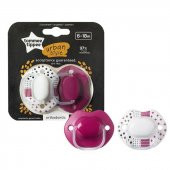 Tommee Tippee Urban Style Emzik 2 Adet - Kız - 1