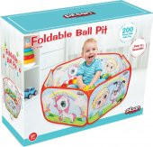 Pilsan Katlanabilir Top Havuzu 6 Cm 200 Adet Top Hediyeli 06-413 - 2