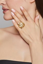 ZeyDor Antik altın kaplama  Tasarım Yüzük  1568 - 1