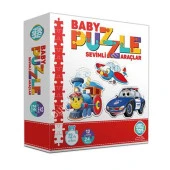 AteşTech Baby Puzzle Sevimli Araçlar 12 Adet - 1+ Yaş - 1