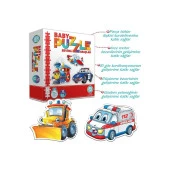 AteşTech Baby Puzzle Sevimli Araçlar 12 Adet - 1+ Yaş - 2