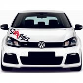 Çarşı Beşiktaş Arma Araba Sticker - 14X40 CM - 1
