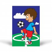 Futbolcu-2 Tuz Boyama Oyunu, Eğitici Aktivite, Kum Boyama Oyunu - 2