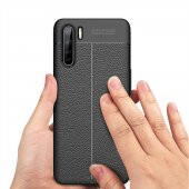Oppo Reno 3 Oppo A91 Kılıf Deri Desenli Kamera Çıkıntılı Silikon - 2