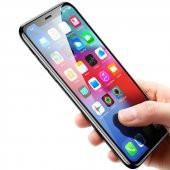Apple iPhone XS Max 6.5 Zore Kenarları Kırılmaya Dayanıklı Cam Ekran Koruyucu - 3