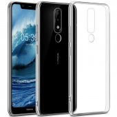 Nokia 5.1 Plus Kılıf Zore Süper Silikon - 1