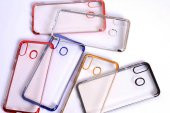 Galaxy A40 Kılıf Zore Dört Köşeli Lazer Silikon - 2