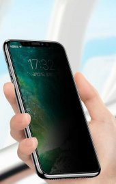 Apple iPhone XS 5.8 Zore Anti-Dust Mat Privacy Temperli Ekran Koruyucu - 2