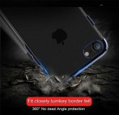 Apple iPhone SE 2020 Kılıf Zore Dört Köşeli Lazer Silikon - 3
