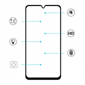 Galaxy M31 Zore Kenarları Kırılmaya Dayanıklı Cam Ekran Koruyucu - 2