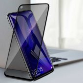 Redmi Note 9 Zore New 5D Privacy Temperli Ekran Koruyucu - 3