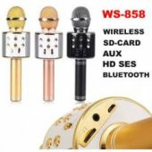 Orijinal WSTER WS-858 Karaoke mikrofon Ses Değiştirme Özellikli - 1