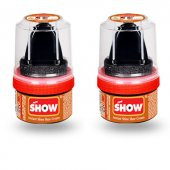 AÇIK KAHVE 2 ADET SHOW AYAKKABI BOYASI 50 ML - 1