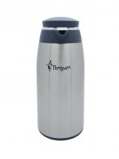 Penguen 1 Lt İçi Cam Termos İnox - Gri Kapak Png 3003 - 2