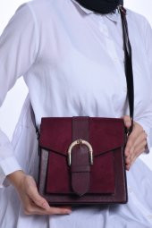 Soobepark Efso Tokalı Süet Bordo - 1