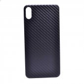 Apple iPhone X  Evastore Kavisli Arka Karbon Koruyucu Jelatin - 2