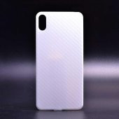 Apple iPhone XS Max 6.5  Evastore Kavisli Arka Karbon Koruyucu Jelatin - 1