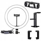 Evastore M-2603 Işıklı Telefon Tutucu Ring Light - 2