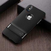 Apple iPhone X Kılıf  Evastore Standlı Verus Kapak - 2
