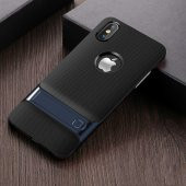 Apple iPhone X Kılıf  Evastore Standlı Verus Kapak - 3