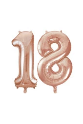 18.Yaş Folyo Balon Seti Rose Gold 40 cm - 2