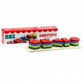 AHŞAP GEOMETRİK BULTAK RENKLİ - 1