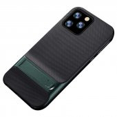 Apple iPhone 11 Pro Max Kılıf  Evastore Standlı Verus Kapak - 1