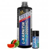 1 HEDİYE West L Karnitin 2000 mg 33 Servis Karpuz Aromalı - 1