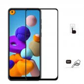 Galaxy A21S  Evastore Kenarları Kırılmaya Dayanıklı Cam Ekran Koruyucu - 1