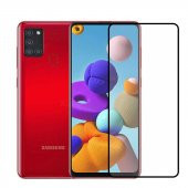 Galaxy A21S  Evastore Kenarları Kırılmaya Dayanıklı Cam Ekran Koruyucu - 2