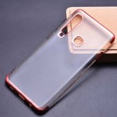 Galaxy A9 2018 Kılıf  Evastore Dört Köşeli Lazer Silikon - 4
