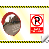 Lorex LR-A25 Akrilik 60 cm Trafik Güvenlik Aynası PVC Levhalı - 1