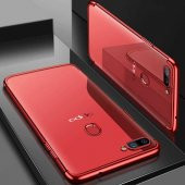 Oppo AX7 Kılıf  Evastore Dört Köşeli Lazer Silikon - 1