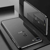 Oppo AX7 Kılıf  Evastore Dört Köşeli Lazer Silikon - 2