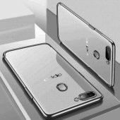 Oppo AX7 Kılıf  Evastore Dört Köşeli Lazer Silikon - 3