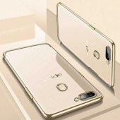 Oppo AX7 Kılıf  Evastore Dört Köşeli Lazer Silikon - 5