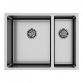 HAFELE NOVARA06 Eviye,580x440mm,pas.çel.par.sağ - 1