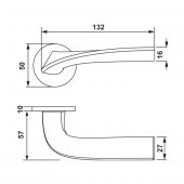 HAFELE MASTER Kol seti (barelli) antrasit - 2