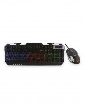Mobitell BR6001 Güçlü Ve Kolay Kullanımlı Ledli Klavye Mouse Seti - 1