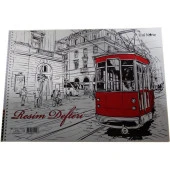 CINAR RESIM DEFTERI SPR.25x35cm 15 YP.(33000) - 2