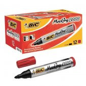 BIC PERMANENT MARKER 2000 KIRMIZI12 LI KUTU thumbnail 1