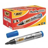 BIC PERMANENT MARKER 2000 MAVI 12 LI KUTU - 2