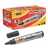 BIC PERMANENT MARKER 2000 SIYAH 12 LI KUTU - 2