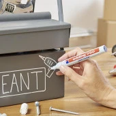 EDDING 750 HOBI SANAT KALEMI BEYAZ 10 LU KUTU thumbnail 3