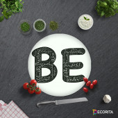 DECORİTA Cam Kesme Tahtası- Being Temalı - 4
