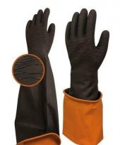 Uzun Boy Bulaşık Eldiveni 60 cm Beybi  H2-60 EXT Latex Endüstriyel çok Amaçlı Eldiven - 1
