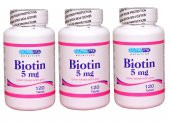 Nutrivita Nutrition Biotin 5 mg 120 Tablet 3 Adet - 1