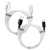 FitPlus Type-C Hızlı Şarj Özellikli Mıknatıslı Data/Şarj Kablosu FP1001 - 1